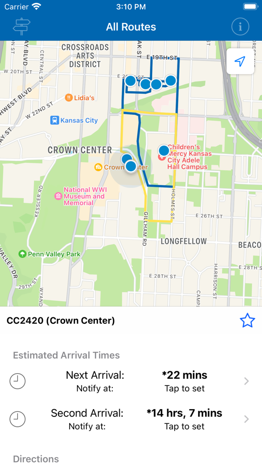 #1. CMKC Employee Shuttle (iOS) 由: Bishop Peak Technology, Inc