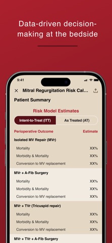 STS Risk Calc screenshot