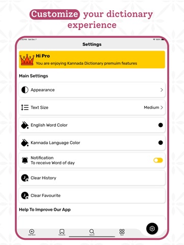 Kannada | Kannada Dictionary iPad screenshot