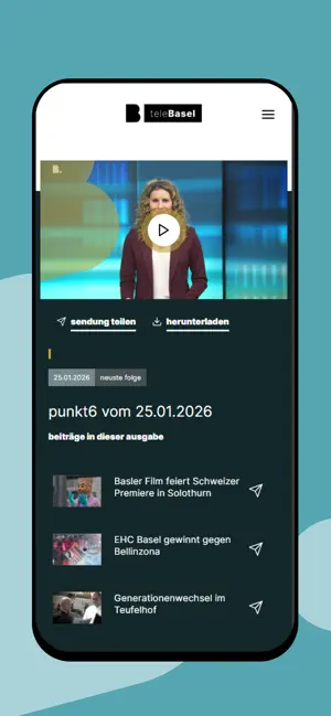 Telebasel screenshot 1