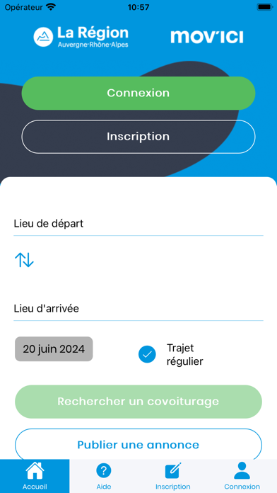 MOV’ICI, covoiturage en AURA Screenshot