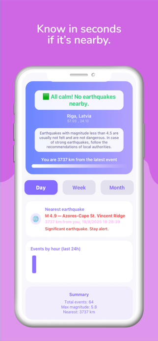 QuakeNear Screenshot 1 of 3
