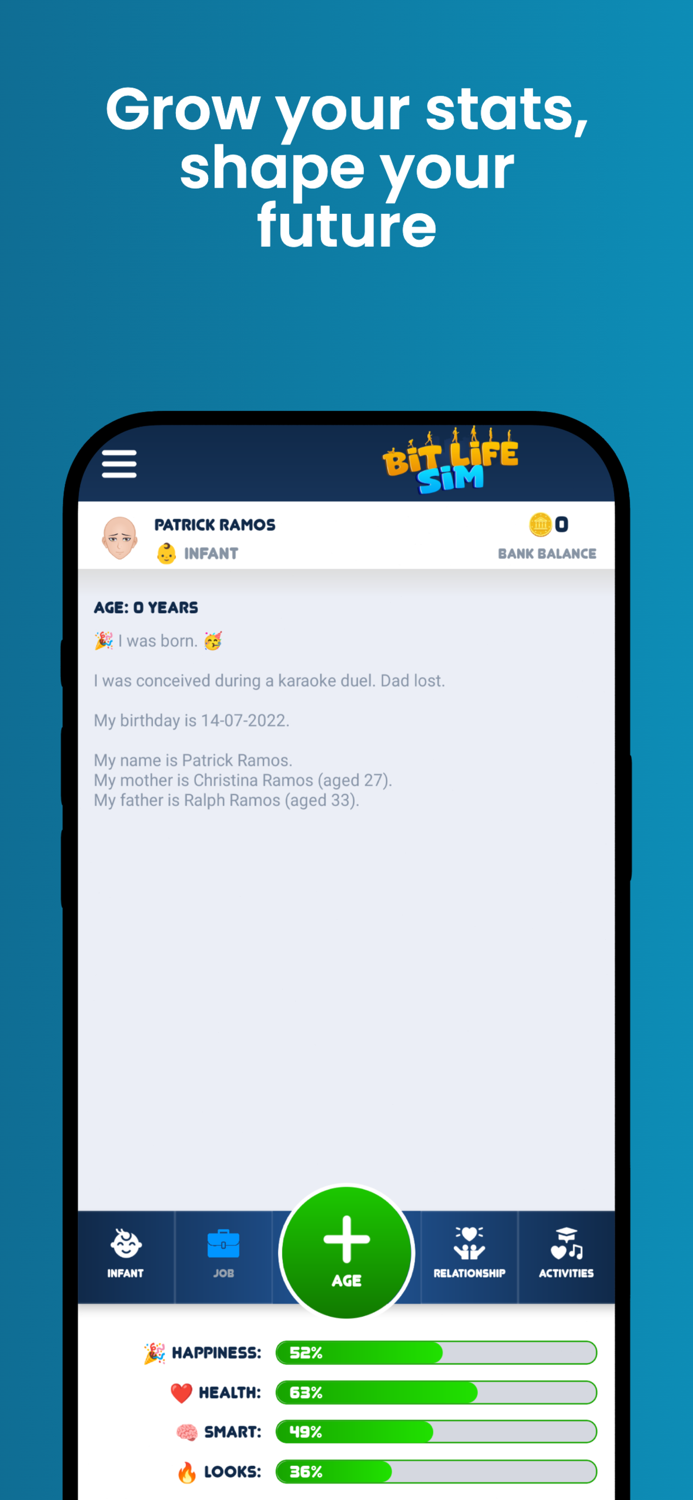 BitLifeSim - Life Simulator