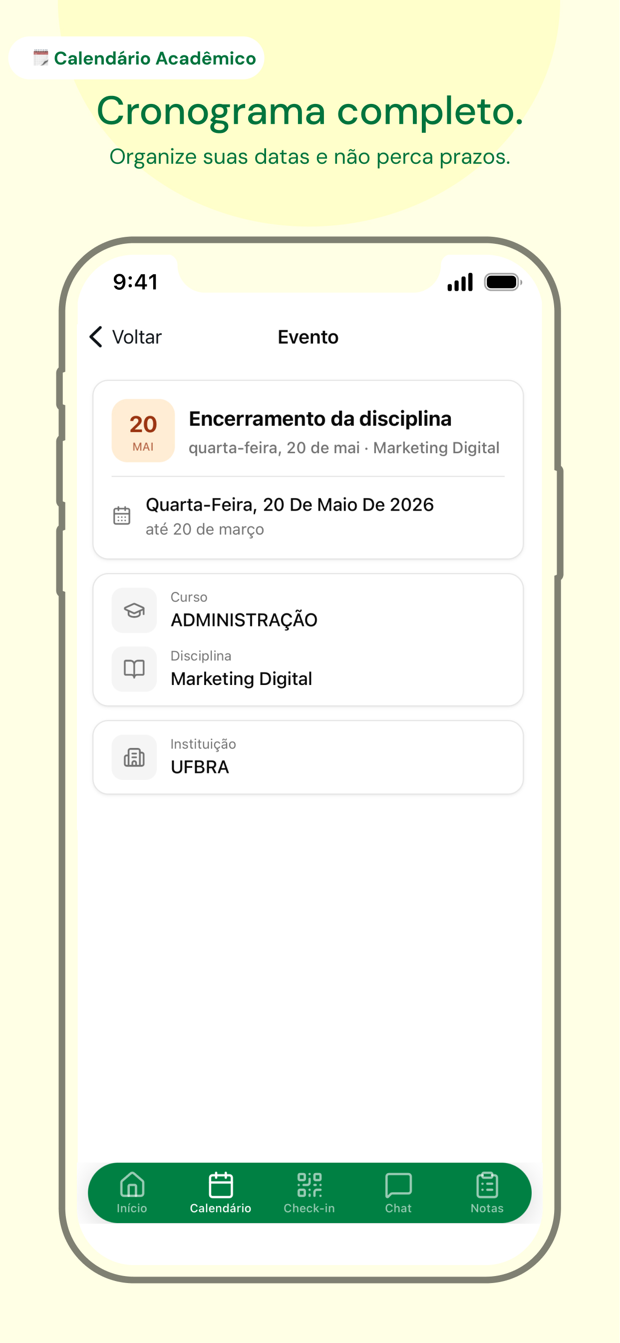 UFBRA: App do Aluno