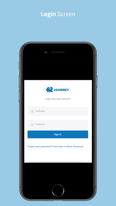 Screenshot 1 of 4IR Journey App