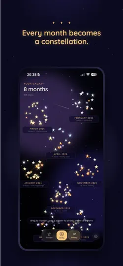 Screenshot von Stellar: Mood Journal & Stars auf dem iPhone 4