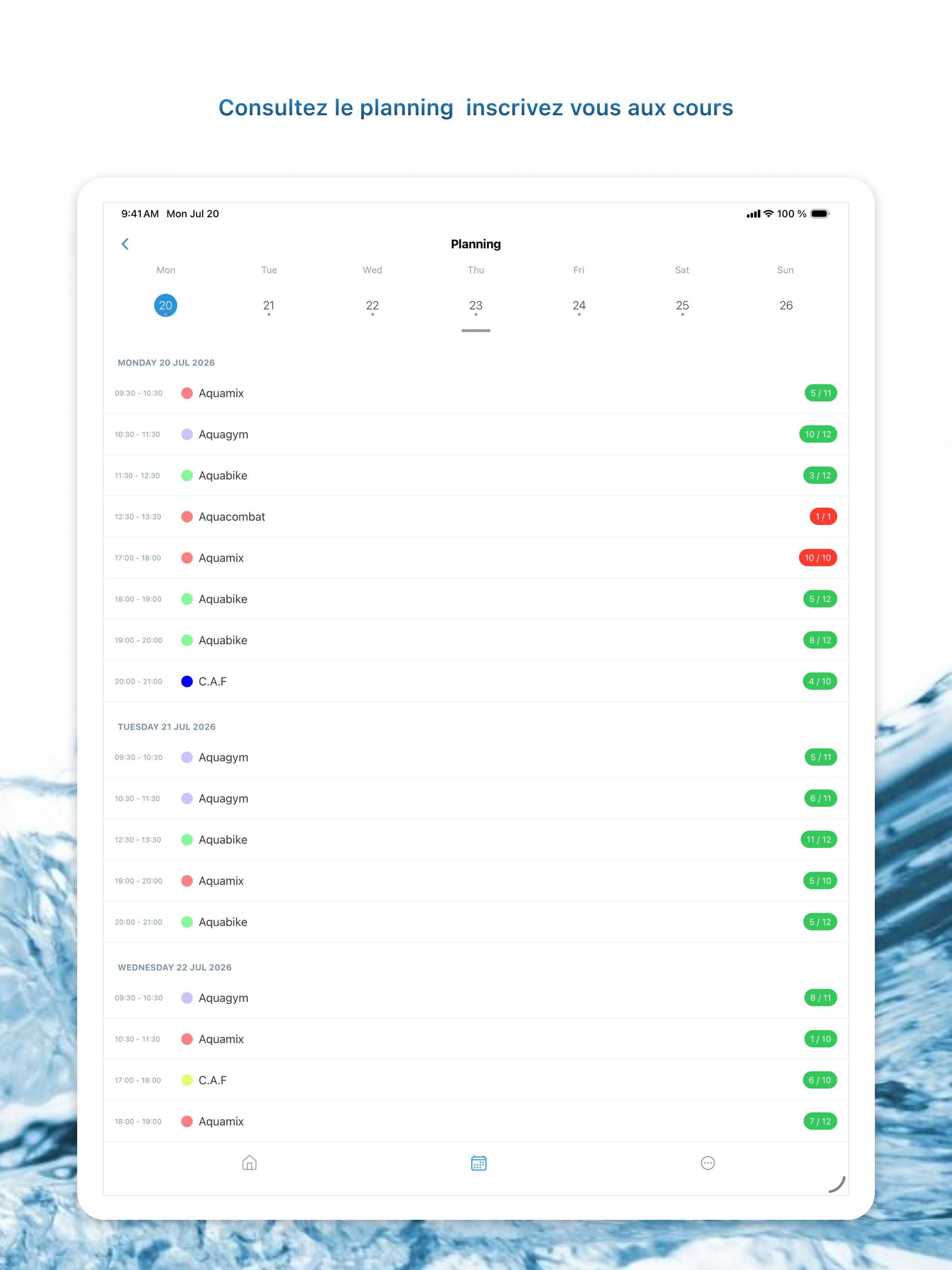 Aquasession screenshot 6