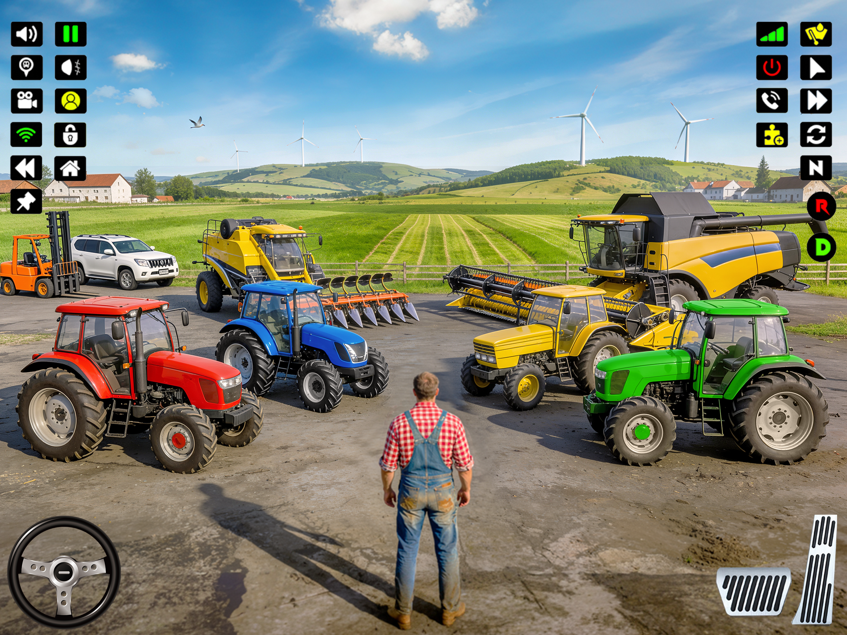 Farming Tractor Game Simulator