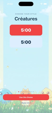ChessTimer: Chess Clock Design iPhone screenshot
