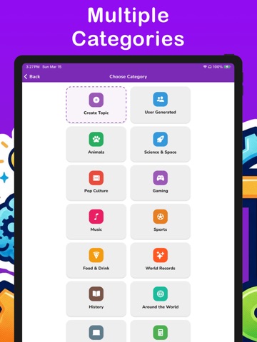 WitClash Friends Trivia Game iPad screenshot