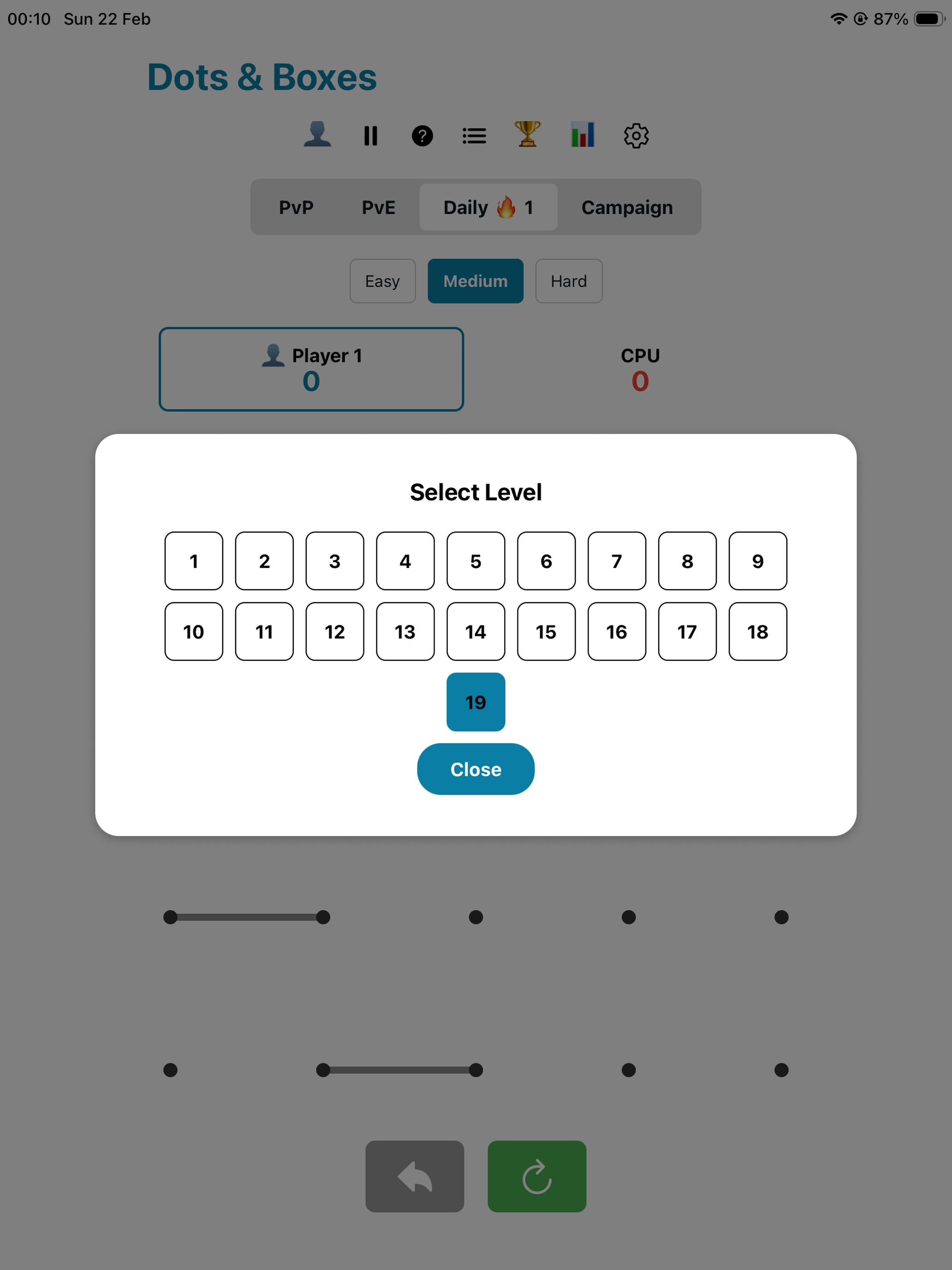 Dots And Boxes Reprised
