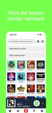 Radio Schweiz / Radios Suisse screenshot