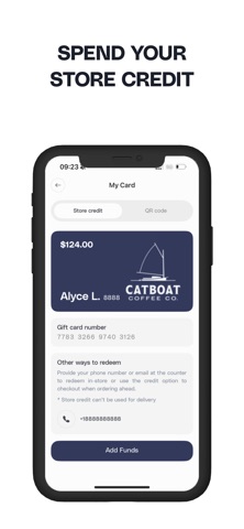 Catboat Coffee iPhone screenshot