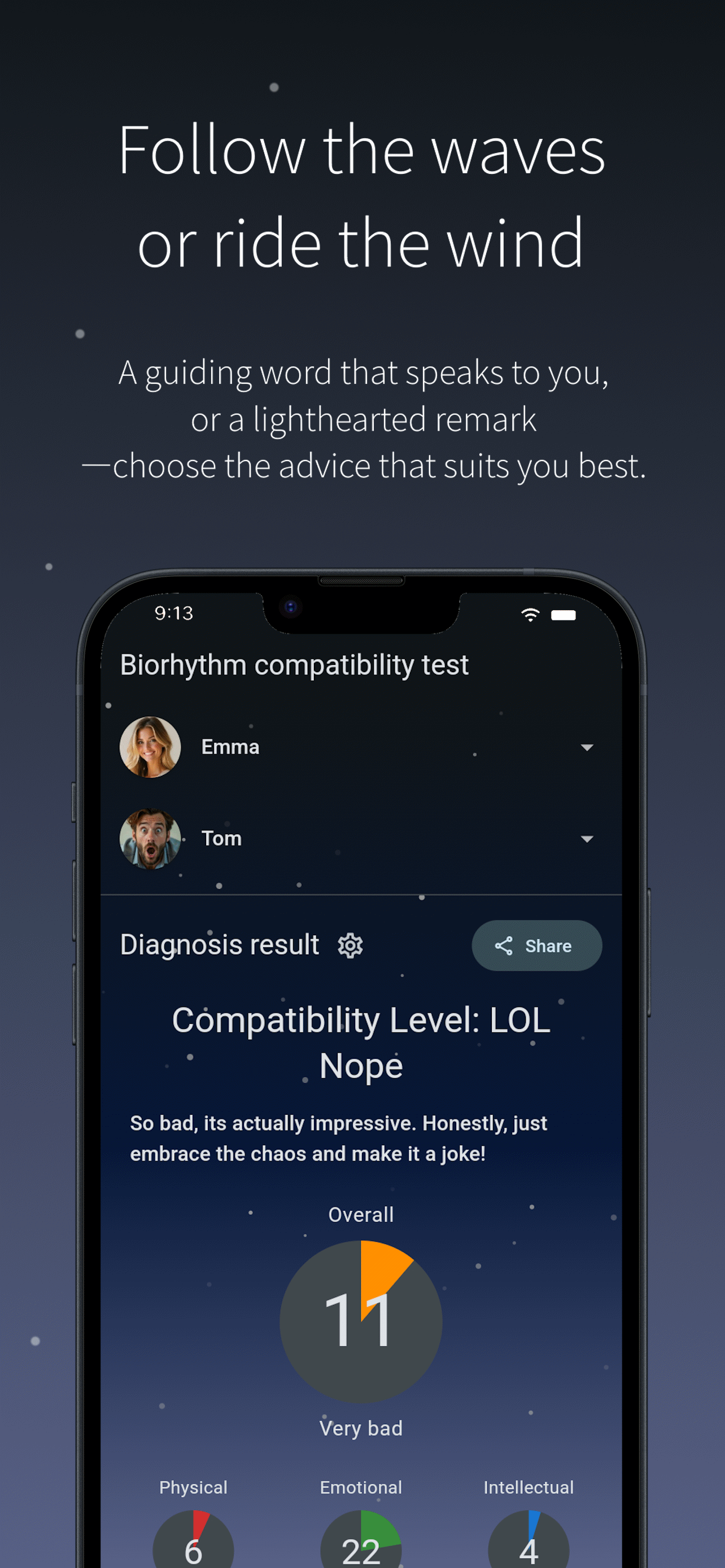 LifeRhythm: AI Biorhythm&Moon