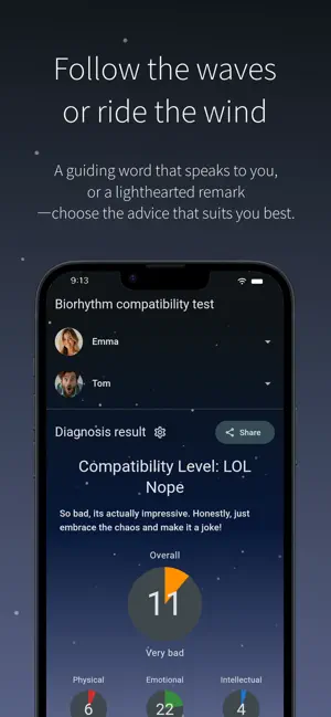LifeRhythm: AI Biorhythm&Moon screenshot 3