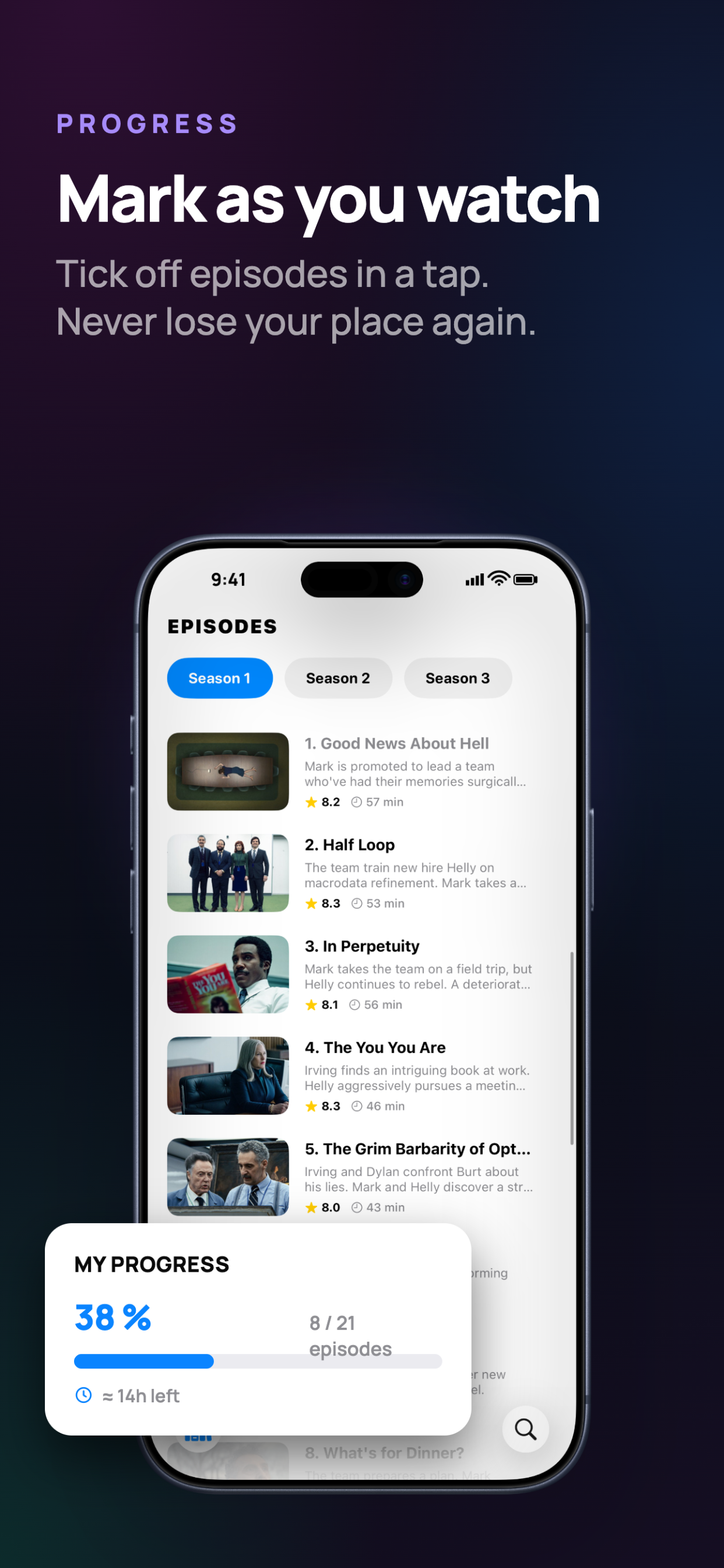 SeriesTracker - Shows & movies screenshot 2