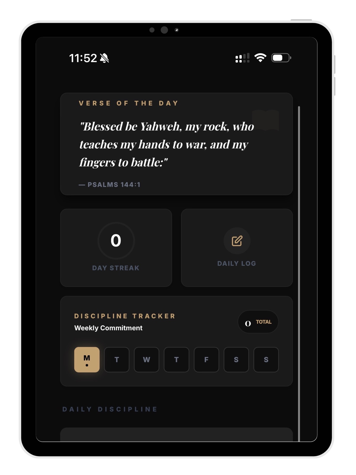 Act Like Men Bible App for Men ipad screenshot 2