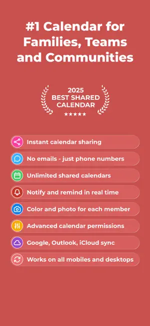GroupCal - Shared Calendar screenshot 1