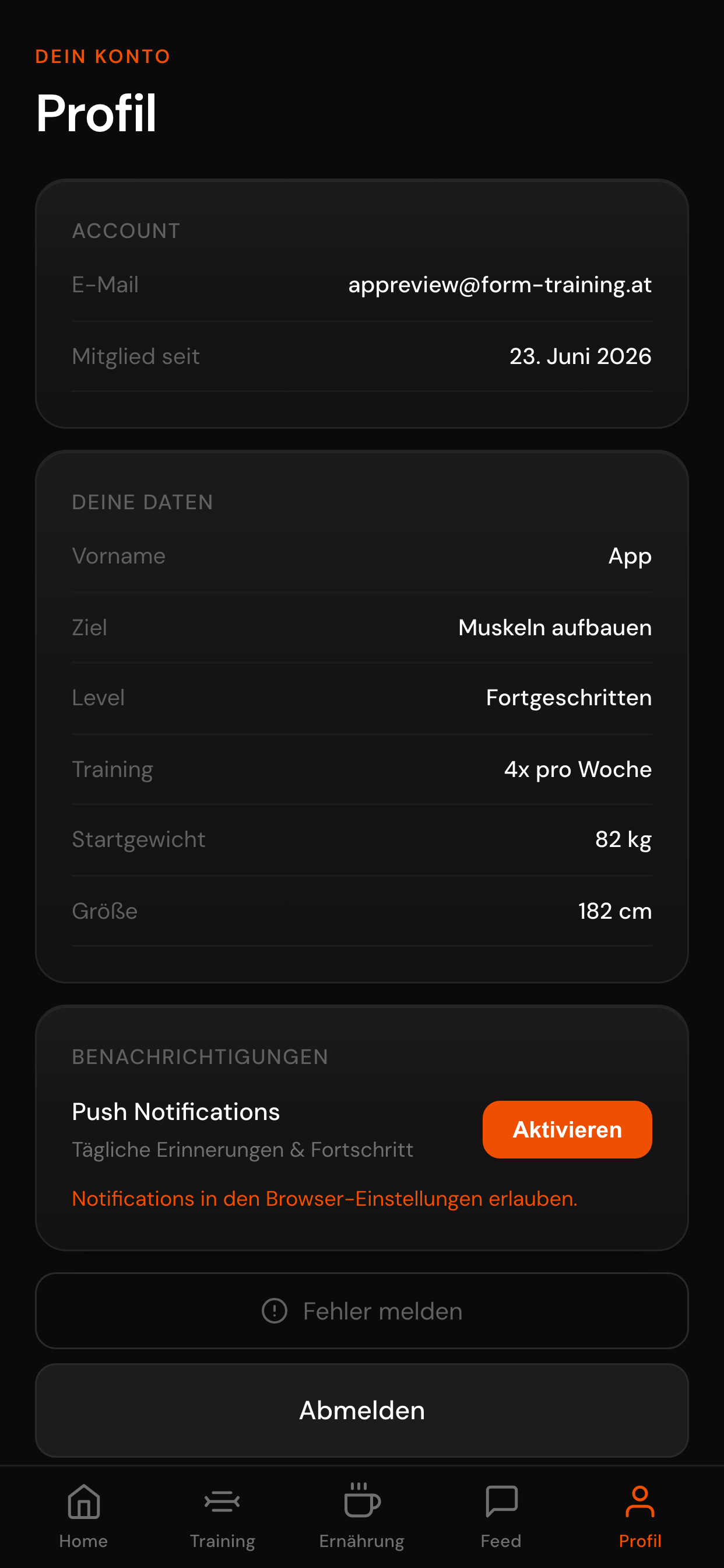 FORM screenshot 5