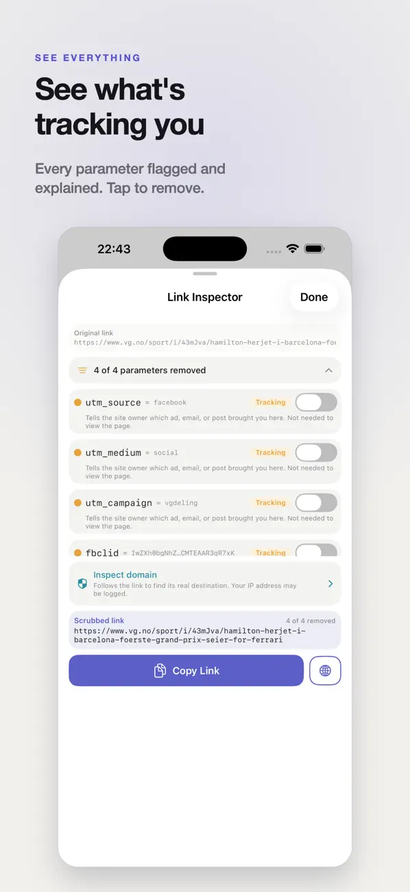 Screenshot #2 pour LinkInspector