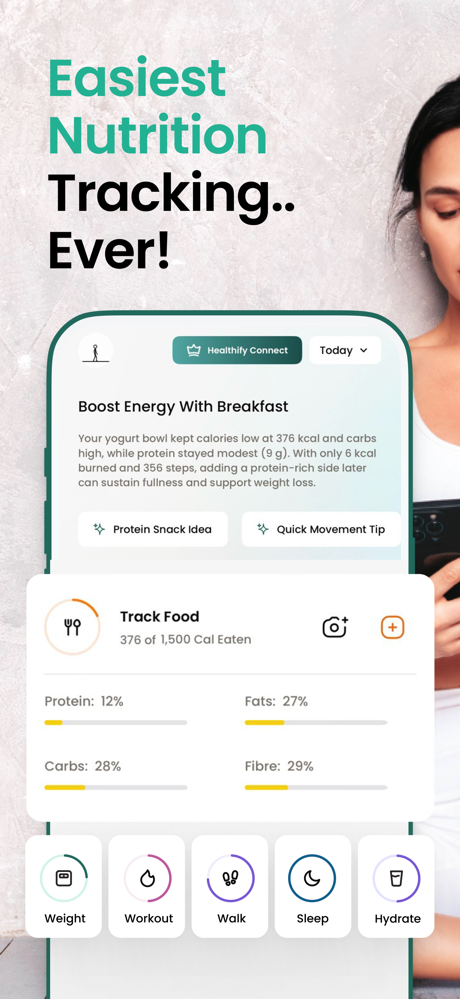 Healthify: AI Calorie Tracker screenshot 2
