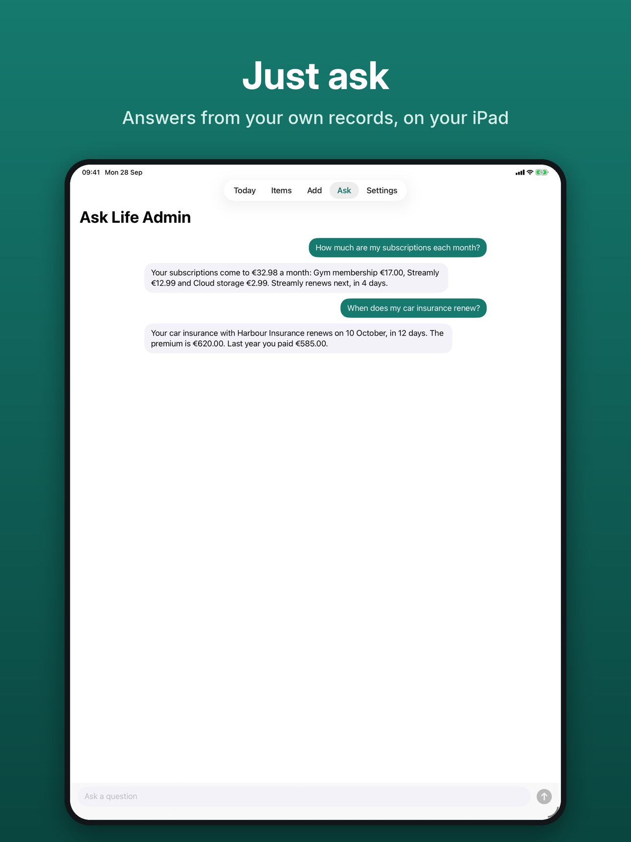 Screenshot 8 of Life Admin: Bills & Renewals
