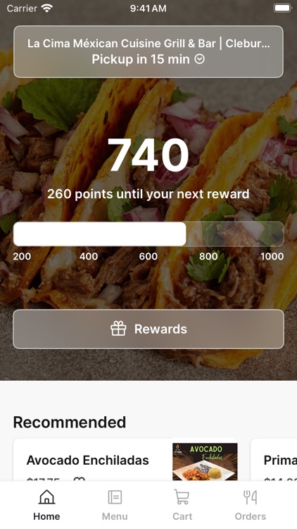 la Cima Méxican Cuisine Grill