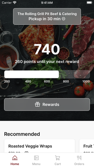 The Rolling Grill Pit Beef iPhone screenshot 1 - Food & Drink app