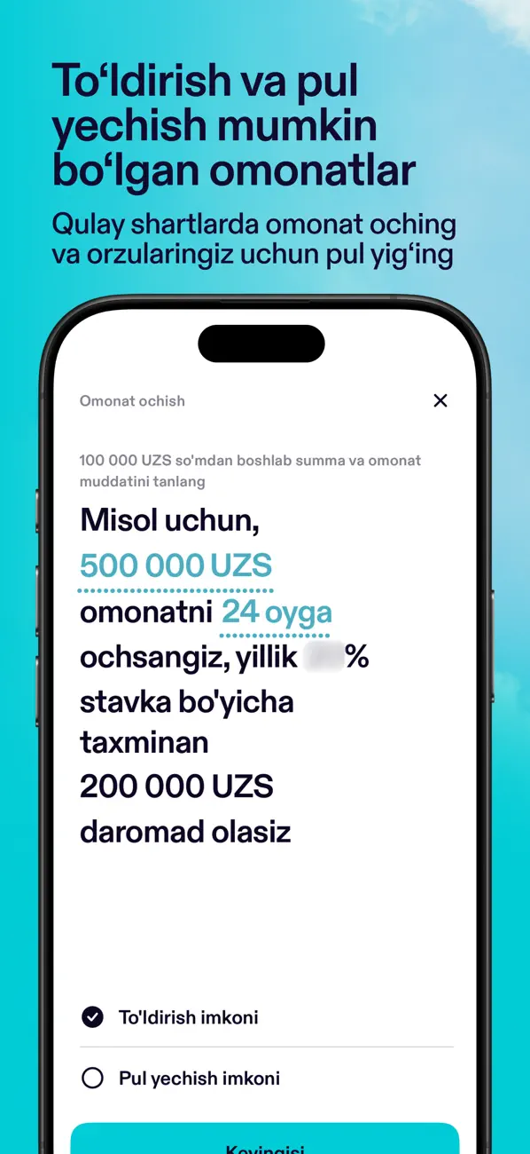 Screenshot #3 pour TBC Bank Uzbekistan