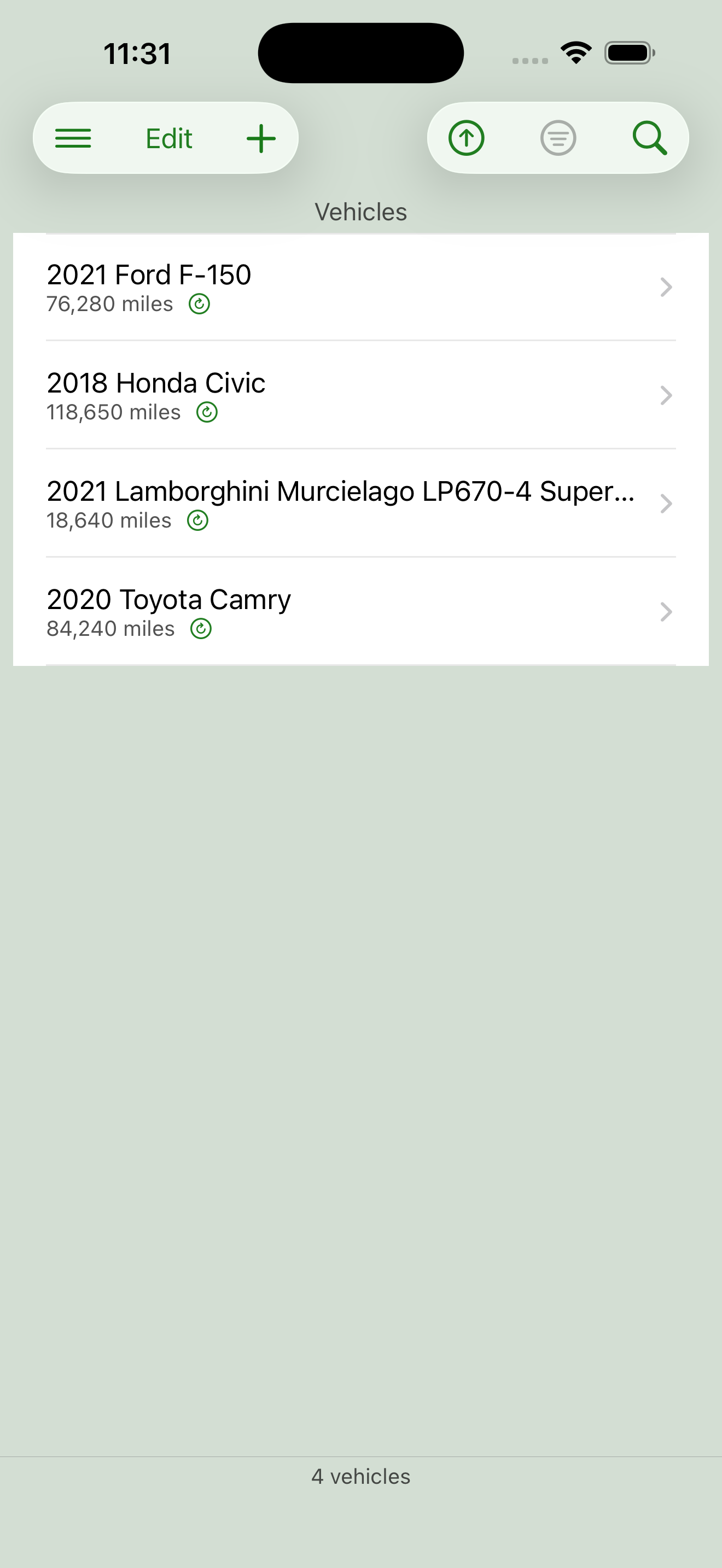 Vehicle Service Tracker