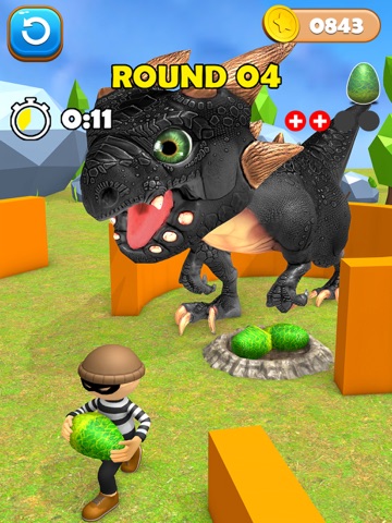 Raptor Egg Heist iPad screenshot