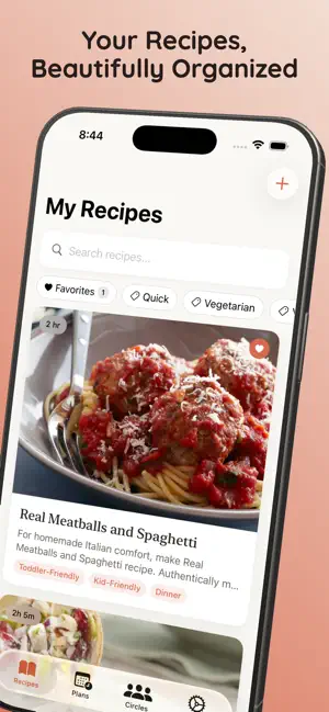 The Fold - Recipe Manager screenshot 1
