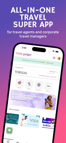 Ticket Gadget app screenshot