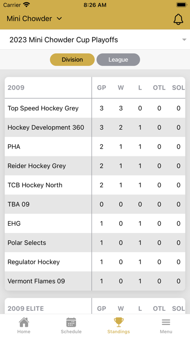 ProAm Hockey Screenshot