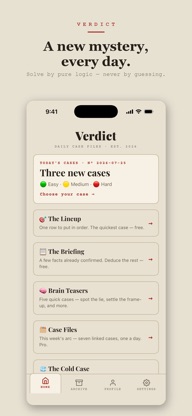 Verdict: Daily Logic Puzzles screenshot 1