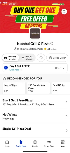 Istanbul Grill & Pizza Poole screenshot 2