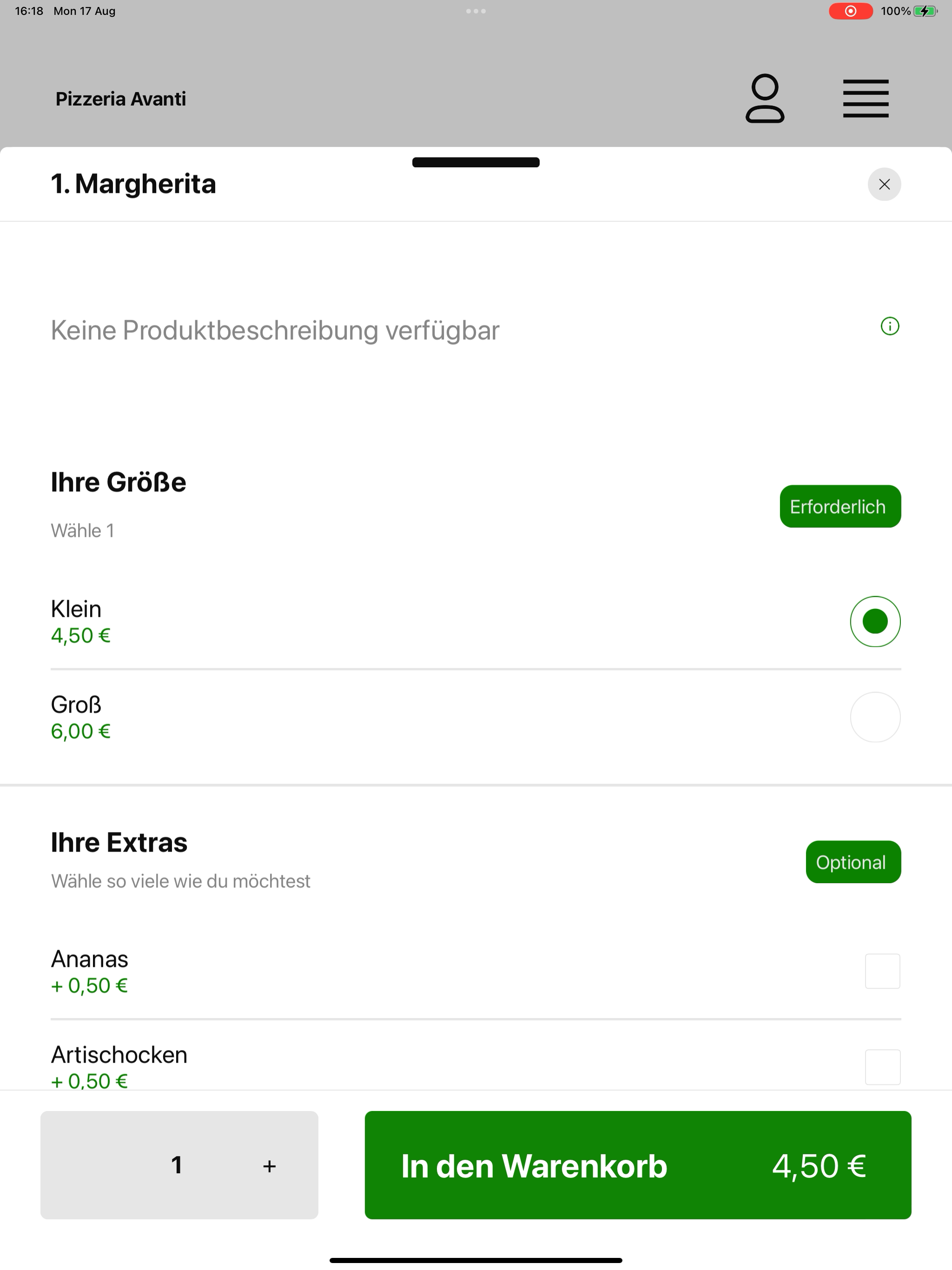Pizzeria Avanti Recklinghausen screenshot 11