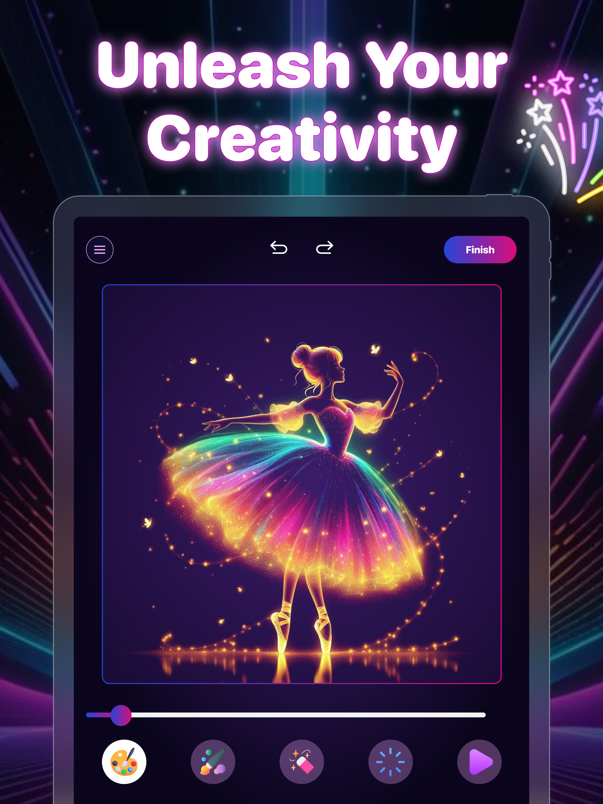 Neon Brush - Doodle Magic