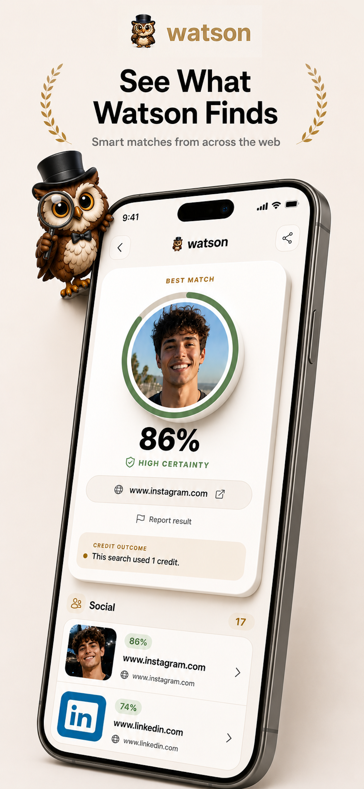 Watson - AI Face Search screenshot 2