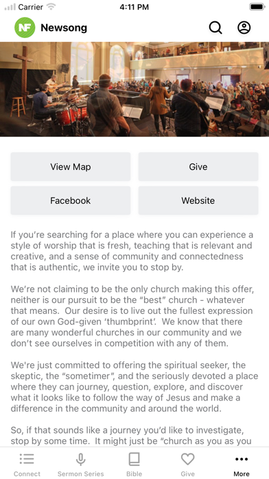 Newsong Fellowship iPhone screenshot 4 - Education app