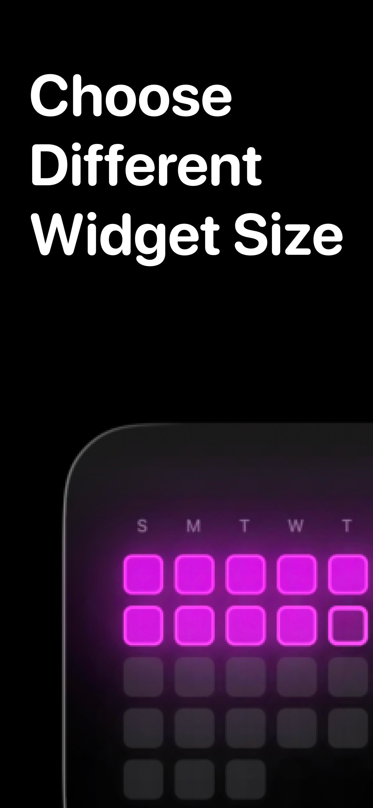 Calendar Widget: Glow