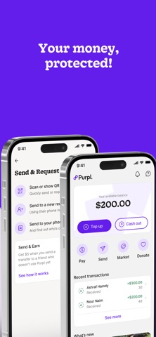 Purpl Digital Wallet screenshot