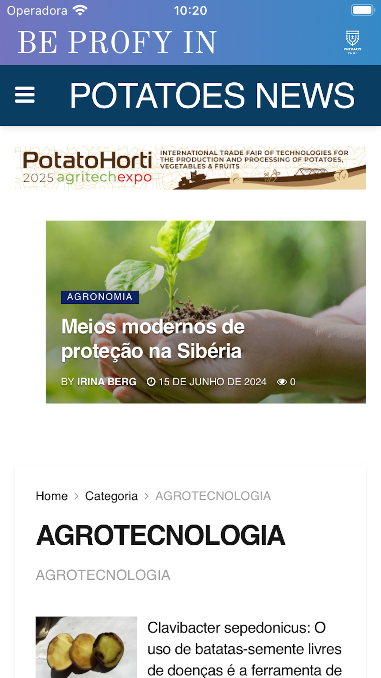 POTATOES NEWS