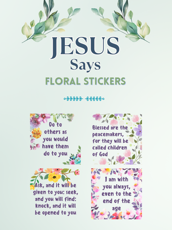 Jesus Says & Calling Stickersのおすすめ画像1