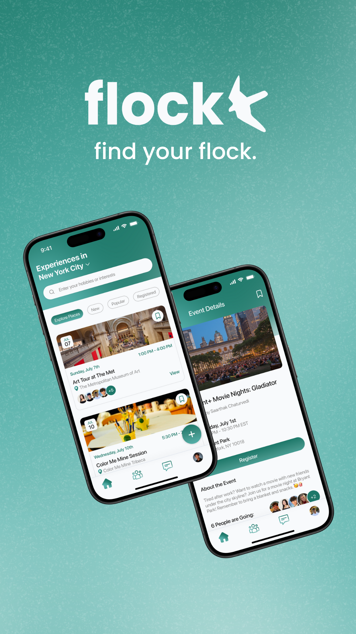 flock: experiences that matter