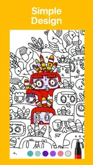Tayasui Coloring Book iphone bilder 2