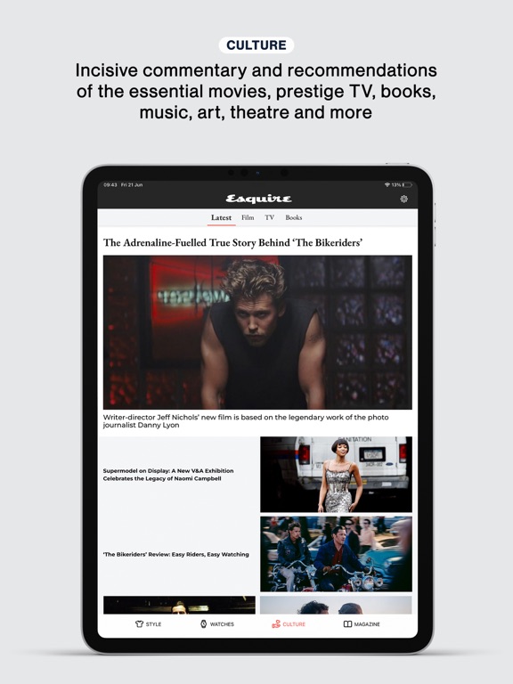 Esquire UK iPad app afbeelding 4