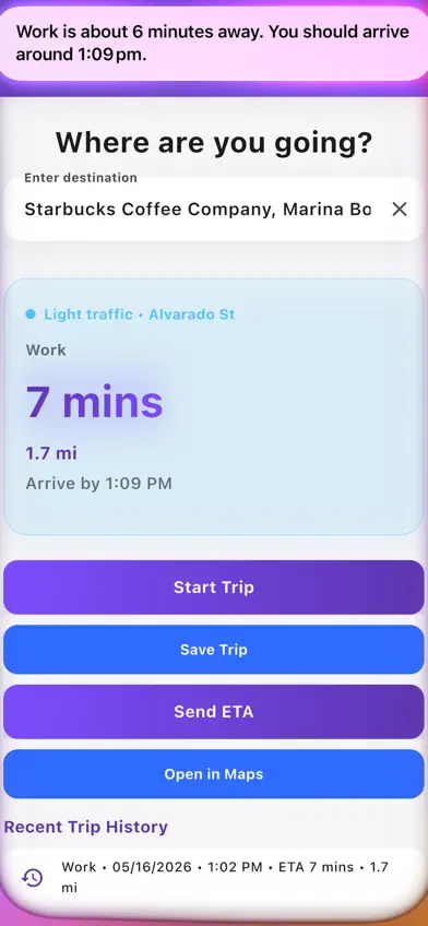 QuickETA App screenshot 3
