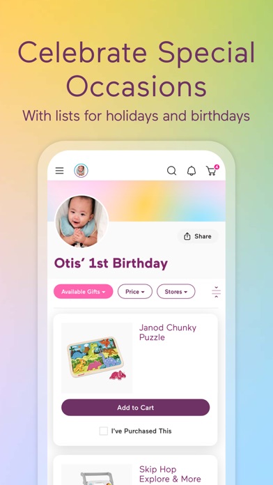 Babylist Baby Registry Screenshot