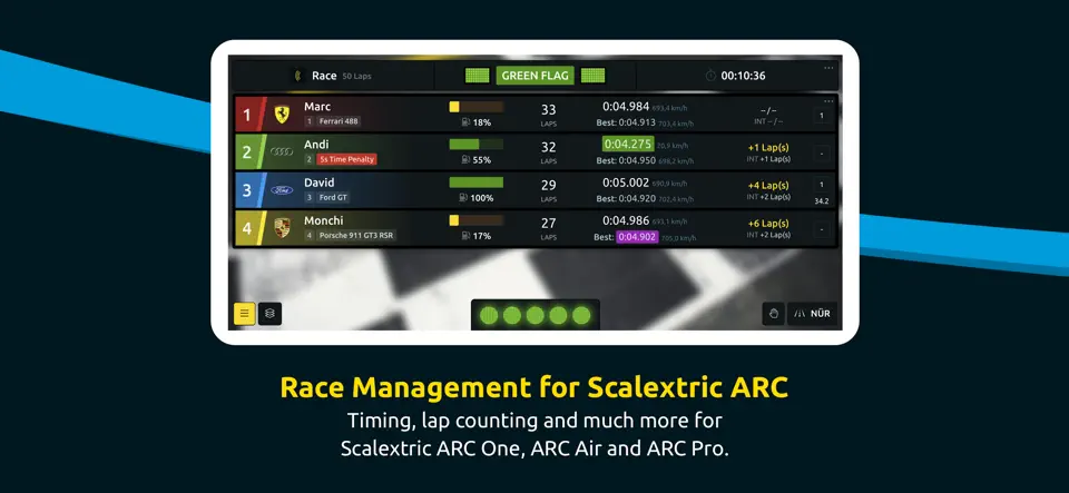 Screenshot von Smartrace For Scalextric ARC auf dem iPhone 1